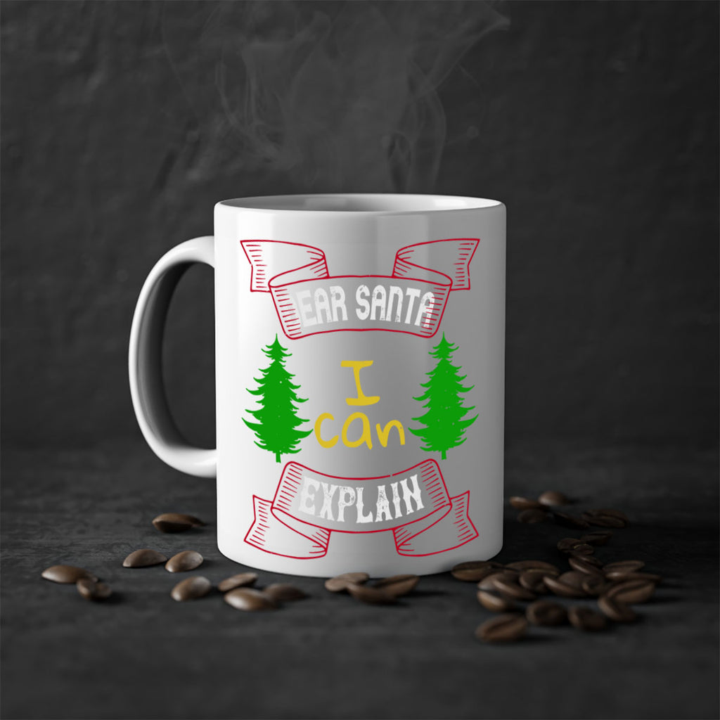 dear santa i can explain 317#- christmas-Mug / Coffee Cup