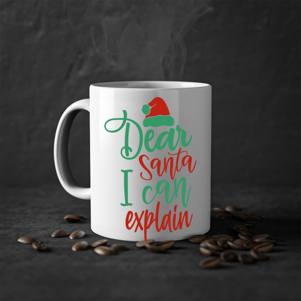 dear santa i can explain style 158#- christmas-Mug / Coffee Cup