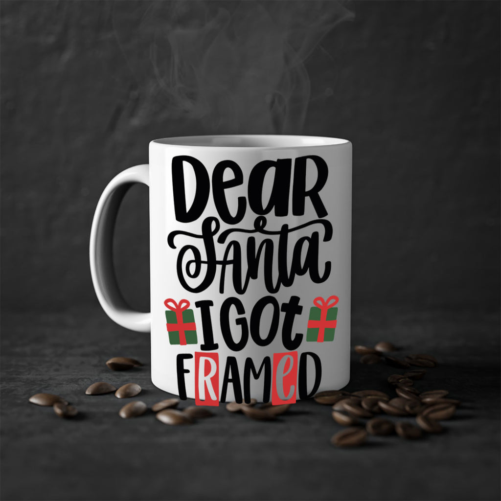 dear santa i got framed 162#- christmas-Mug / Coffee Cup