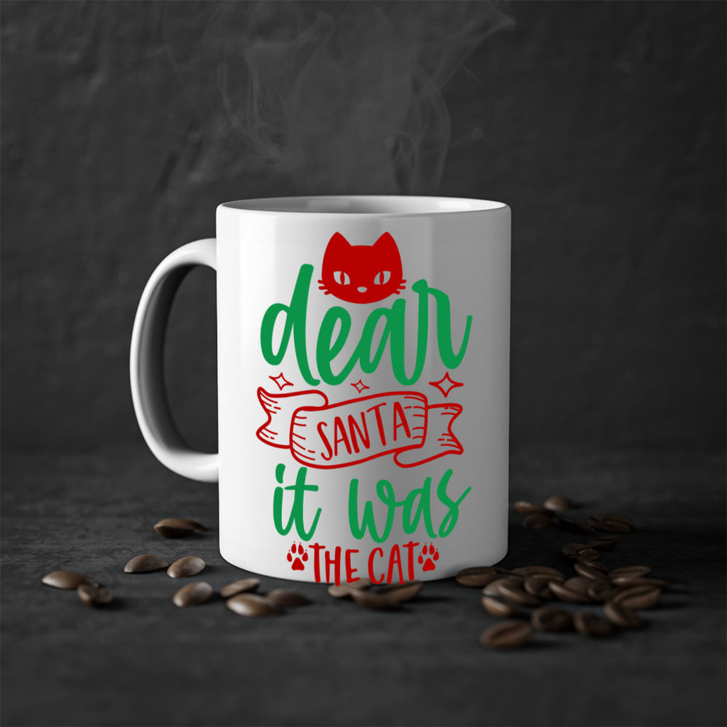 dear santa it was the cat style 170#- christmas-Mug / Coffee Cup