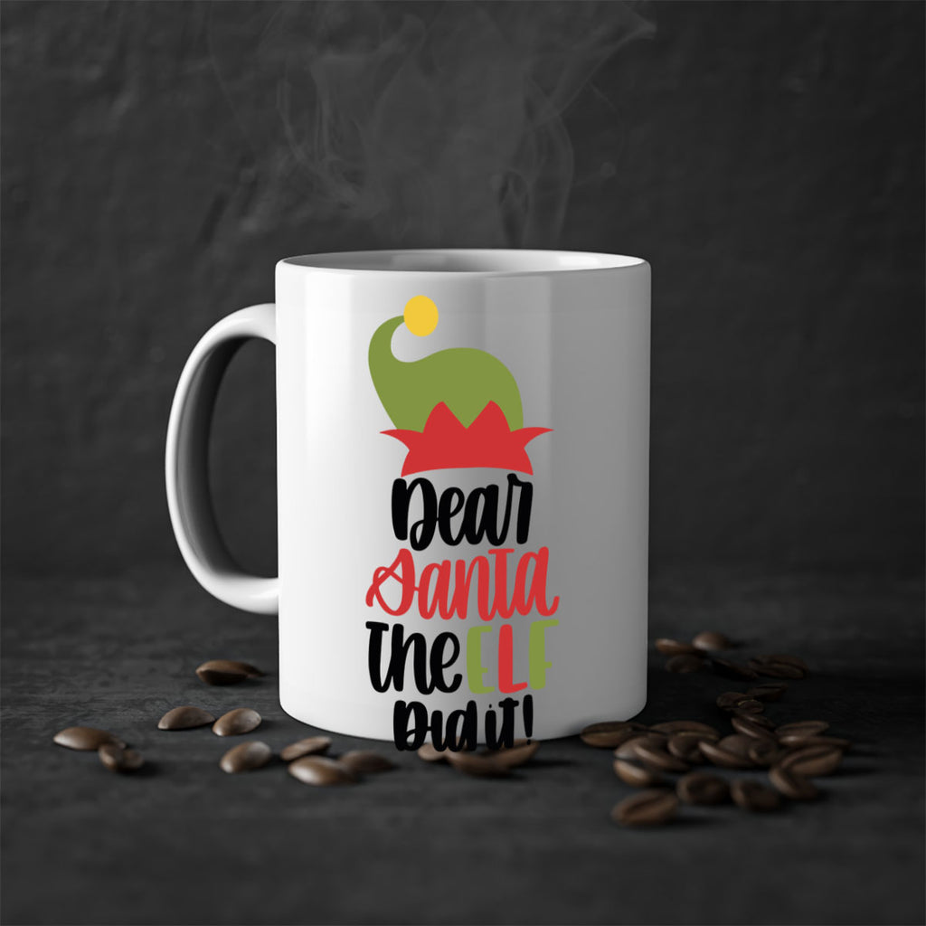 dear santa the elf did it 159#- christmas-Mug / Coffee Cup