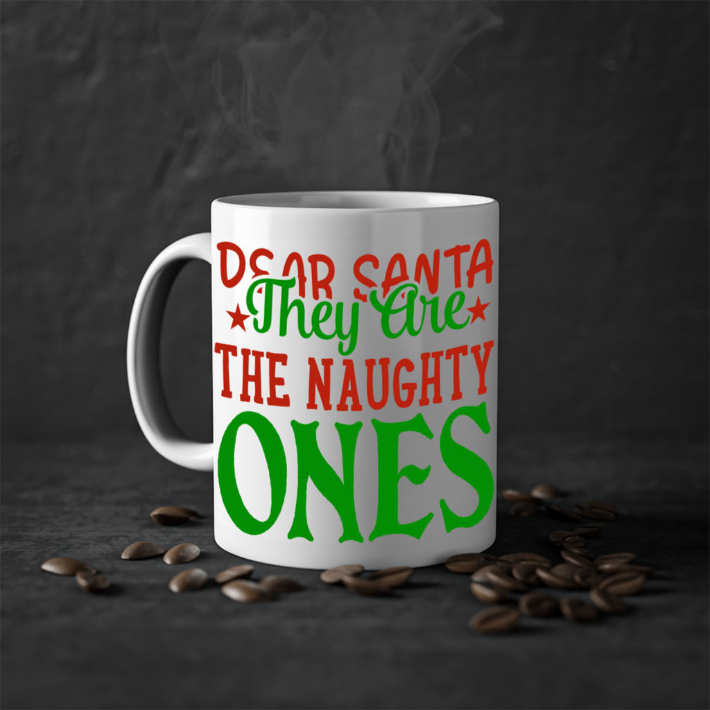 dear santa they are the naughty ones 343#- christmas-Mug / Coffee Cup