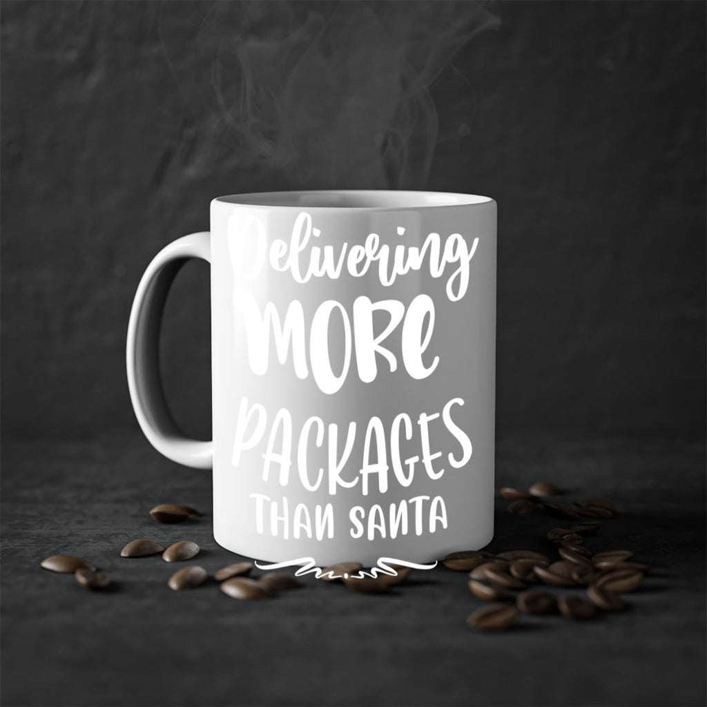 delivering more packages than santa style 178#- christmas-Mug / Coffee Cup