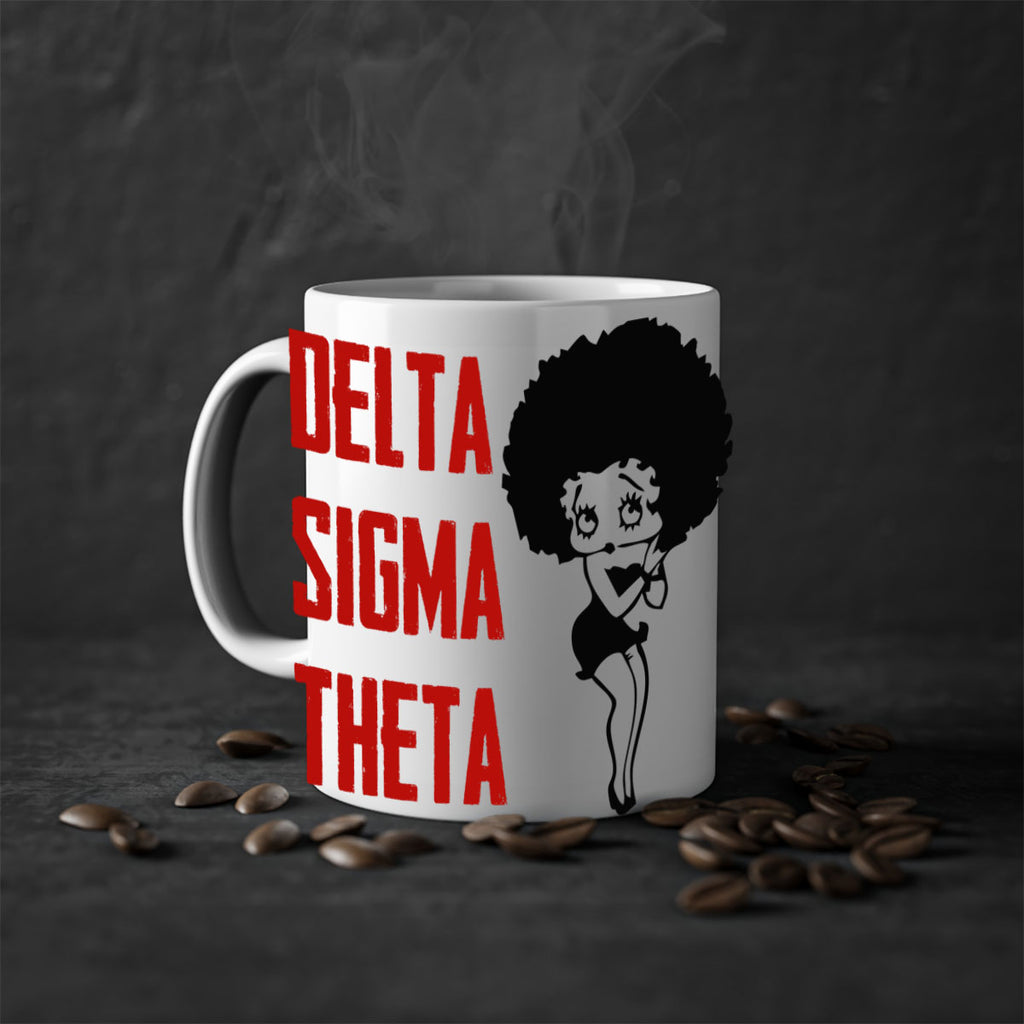 delta sigma theta 5#- black words - phrases-Mug / Coffee Cup