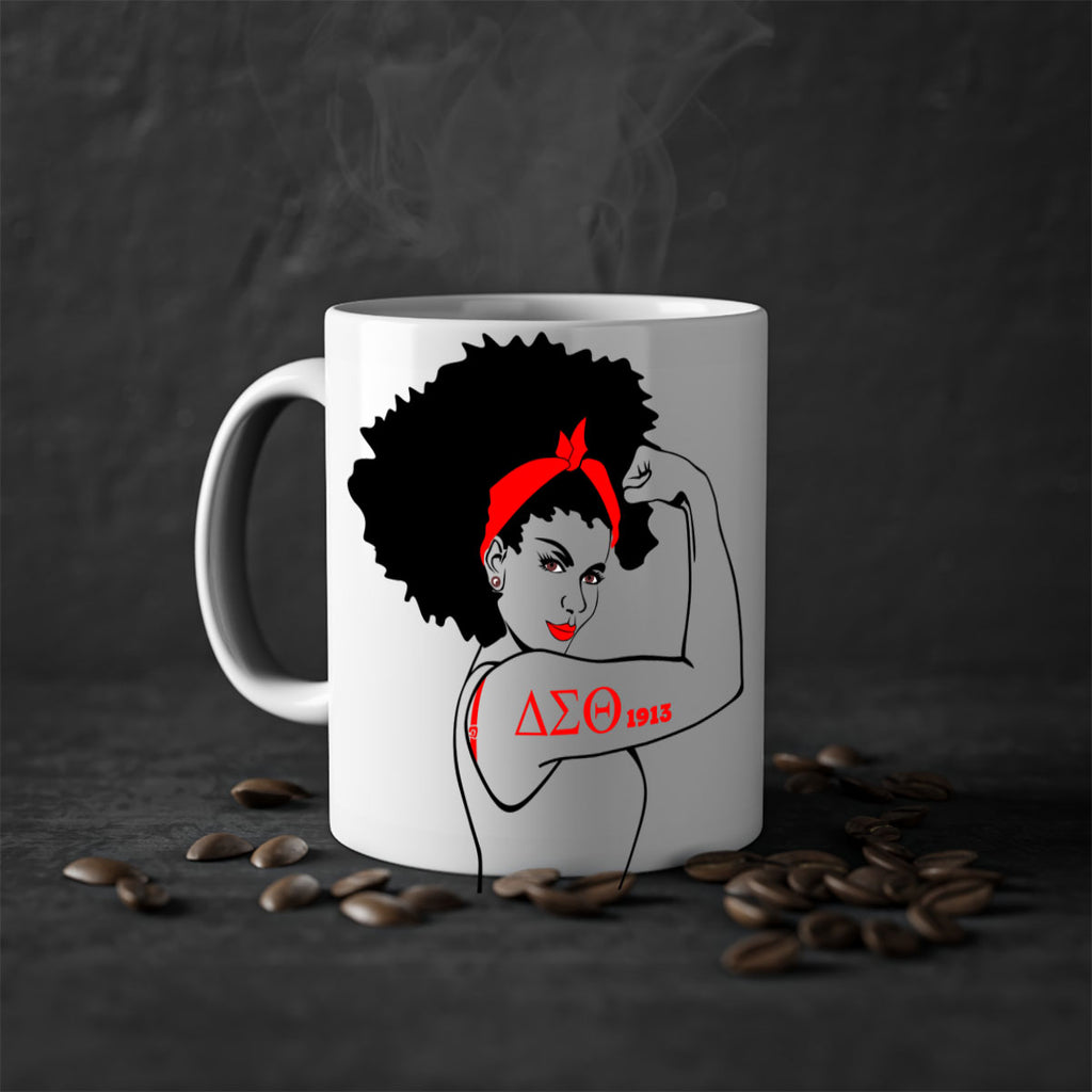 delta sigma theta 6#- black words - phrases-Mug / Coffee Cup