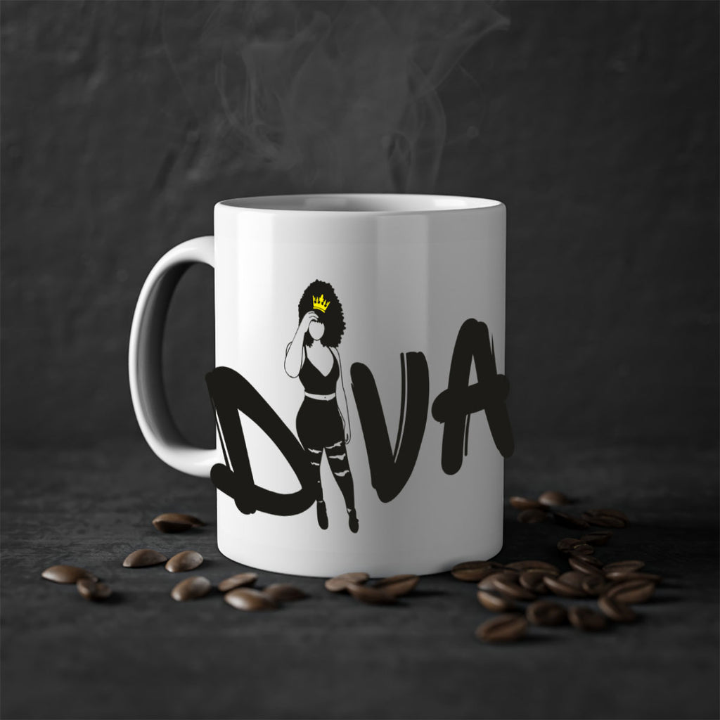 diva 6#- Black women - Girls-Mug / Coffee Cup