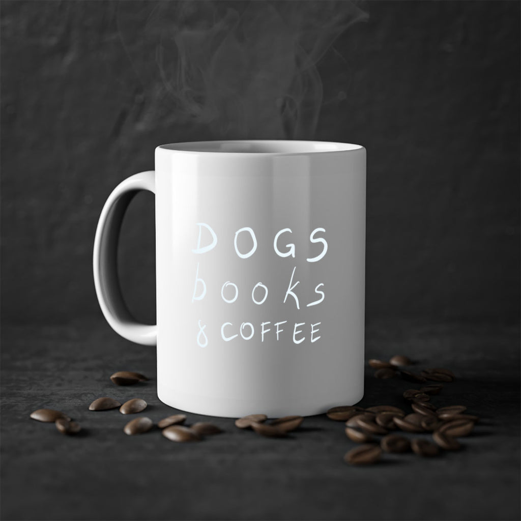 dogs books and coffee 282#- coffee-Mug / Coffee Cup