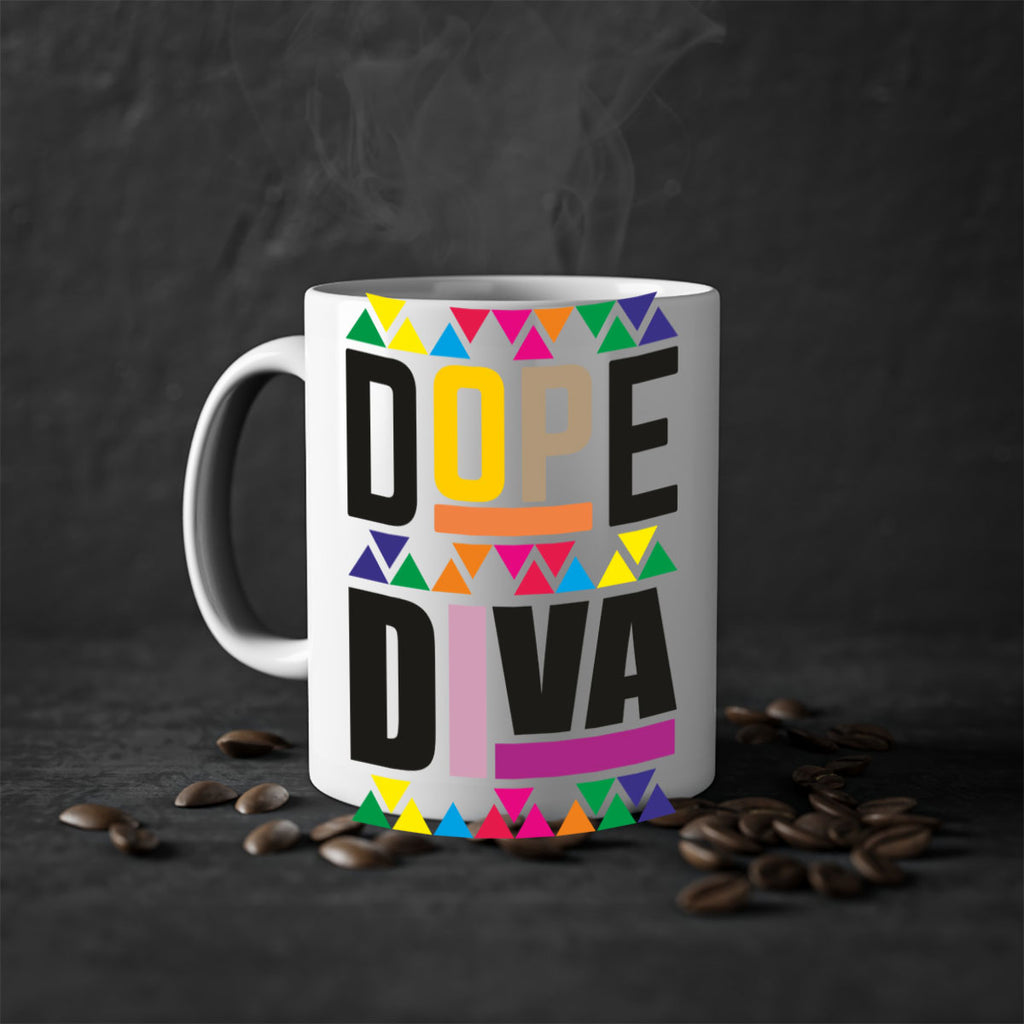 dope diva- black words - phrases-Mug / Coffee Cup