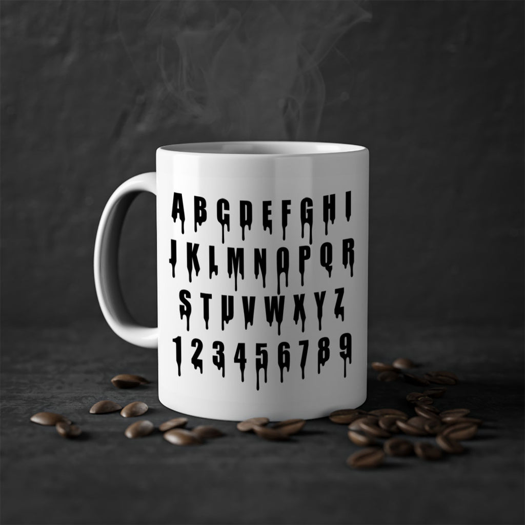 drip font 164#- black words - phrases-Mug / Coffee Cup