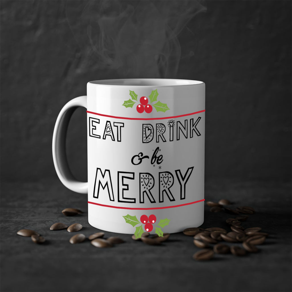 eat drink & be merry style 189#- christmas-Mug / Coffee Cup