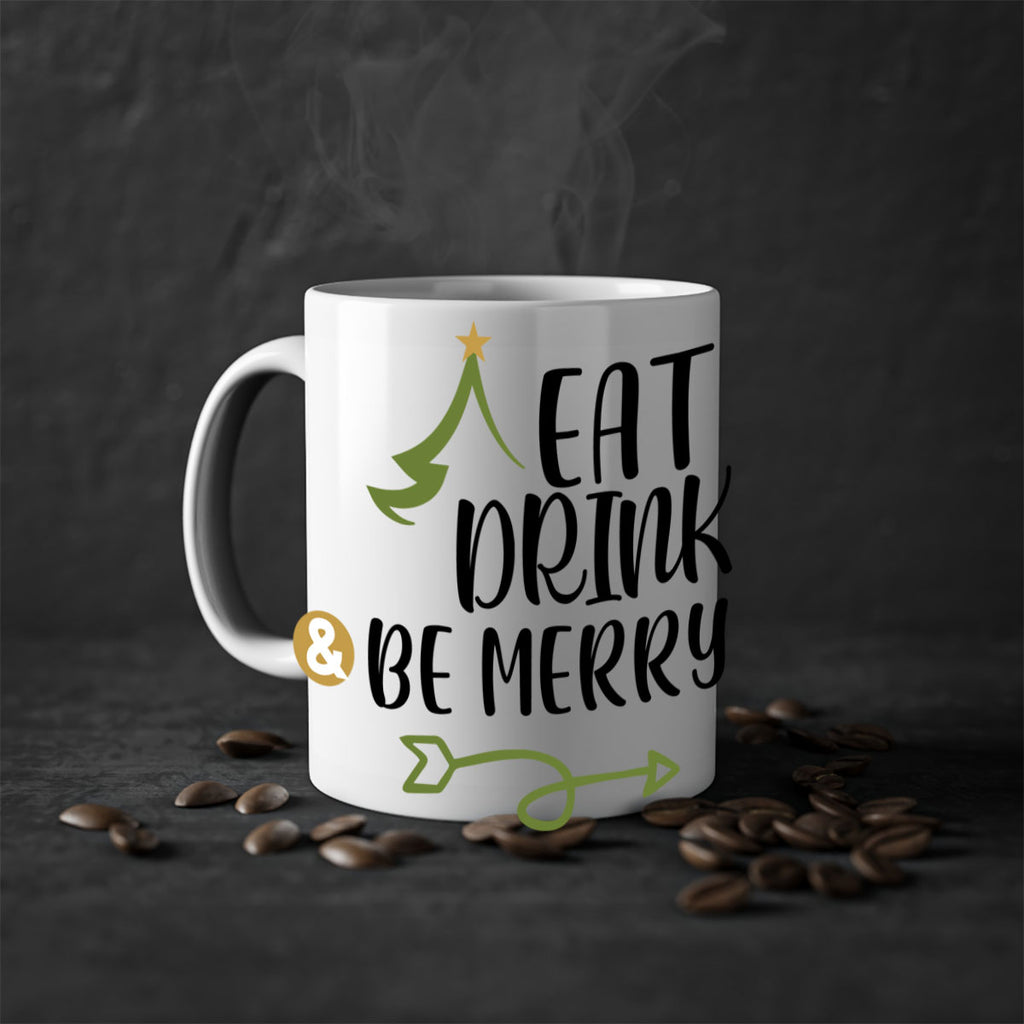 eat drink and be merry style 191#- christmas-Mug / Coffee Cup