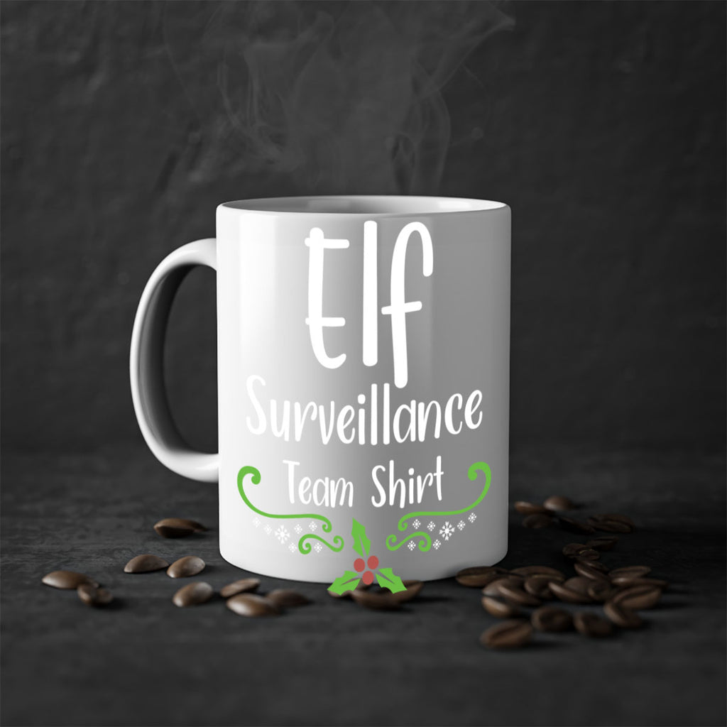 elf surveillance team shirt style 196#- christmas-Mug / Coffee Cup