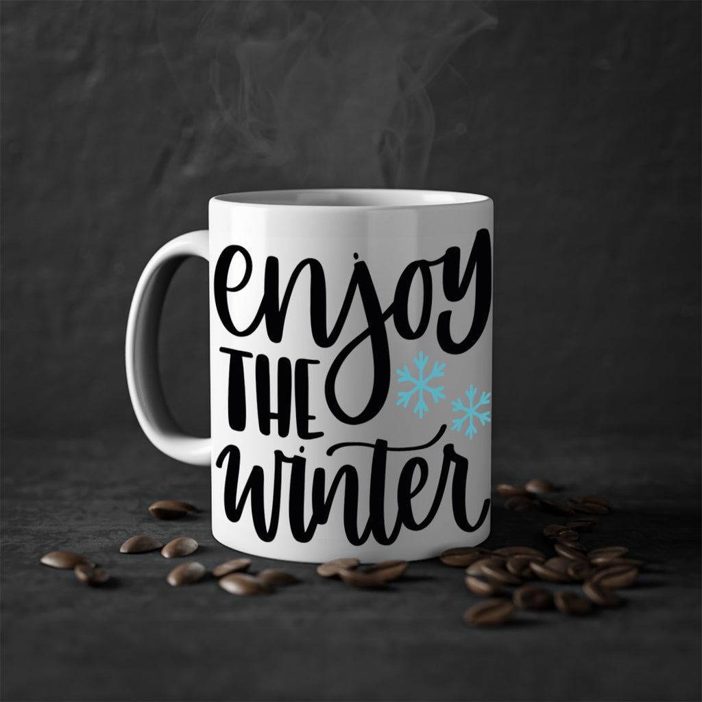 enjoy the winter 155#- christmas-Mug / Coffee Cup