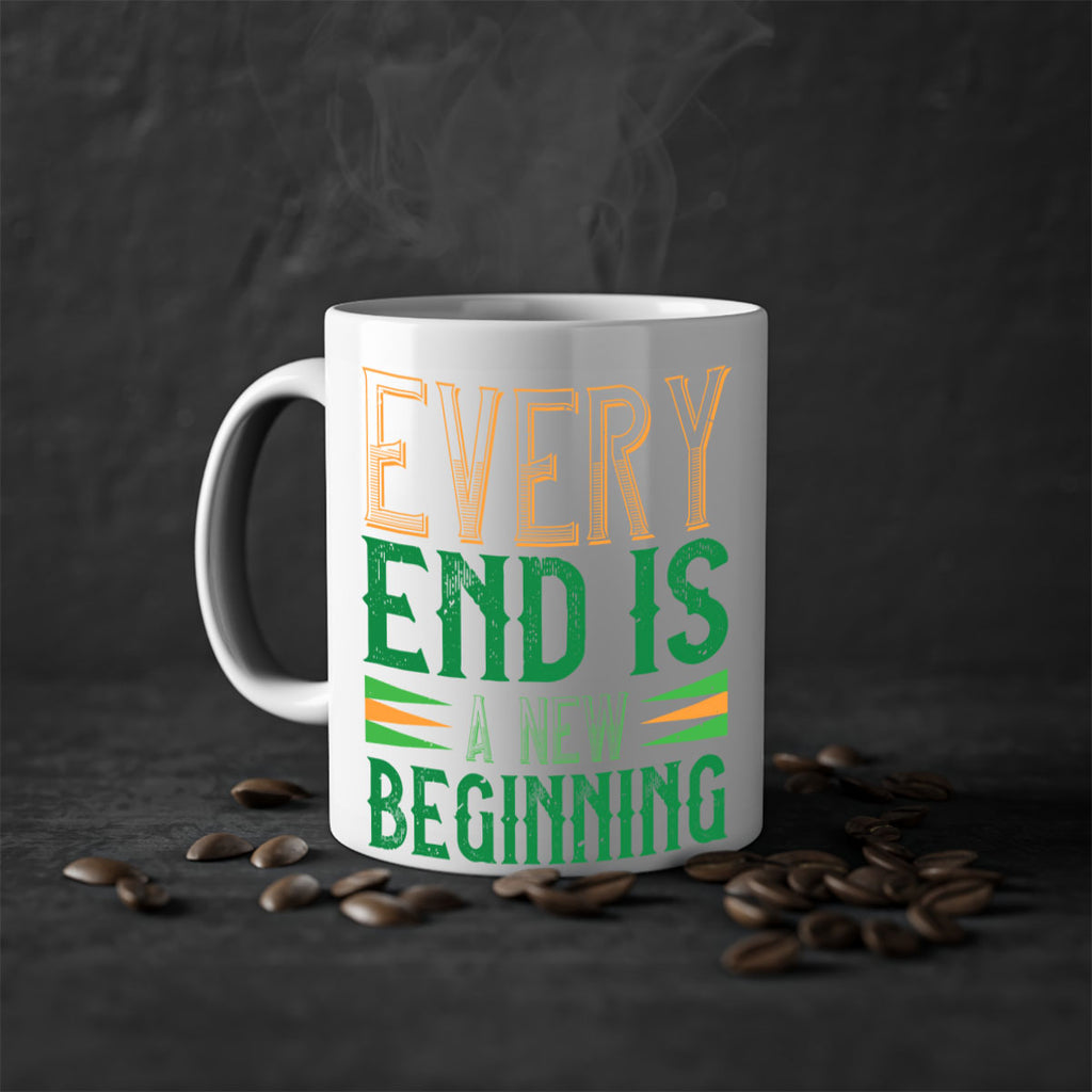 every end is a new beginning Style 138#- St Patricks Day-Mug / Coffee Cup