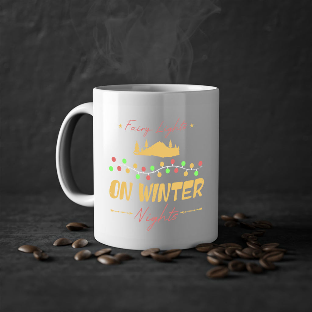 fairy lights on winter nights 424#- christmas-Mug / Coffee Cup