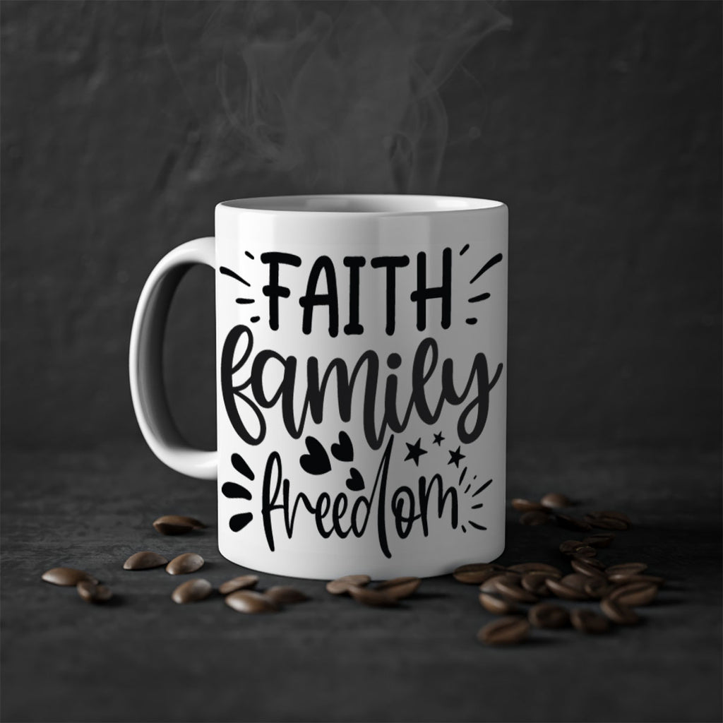 faith family freedom 43#- Family-Mug / Coffee Cup