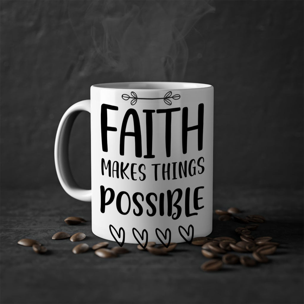 faith makes things possible style 202#- christmas-Mug / Coffee Cup