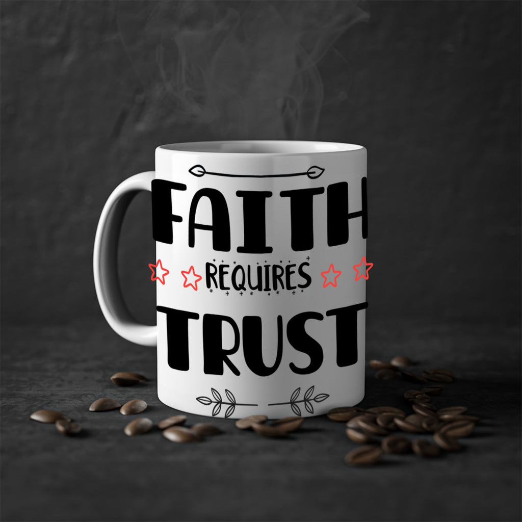 faith requires trust style 203#- christmas-Mug / Coffee Cup