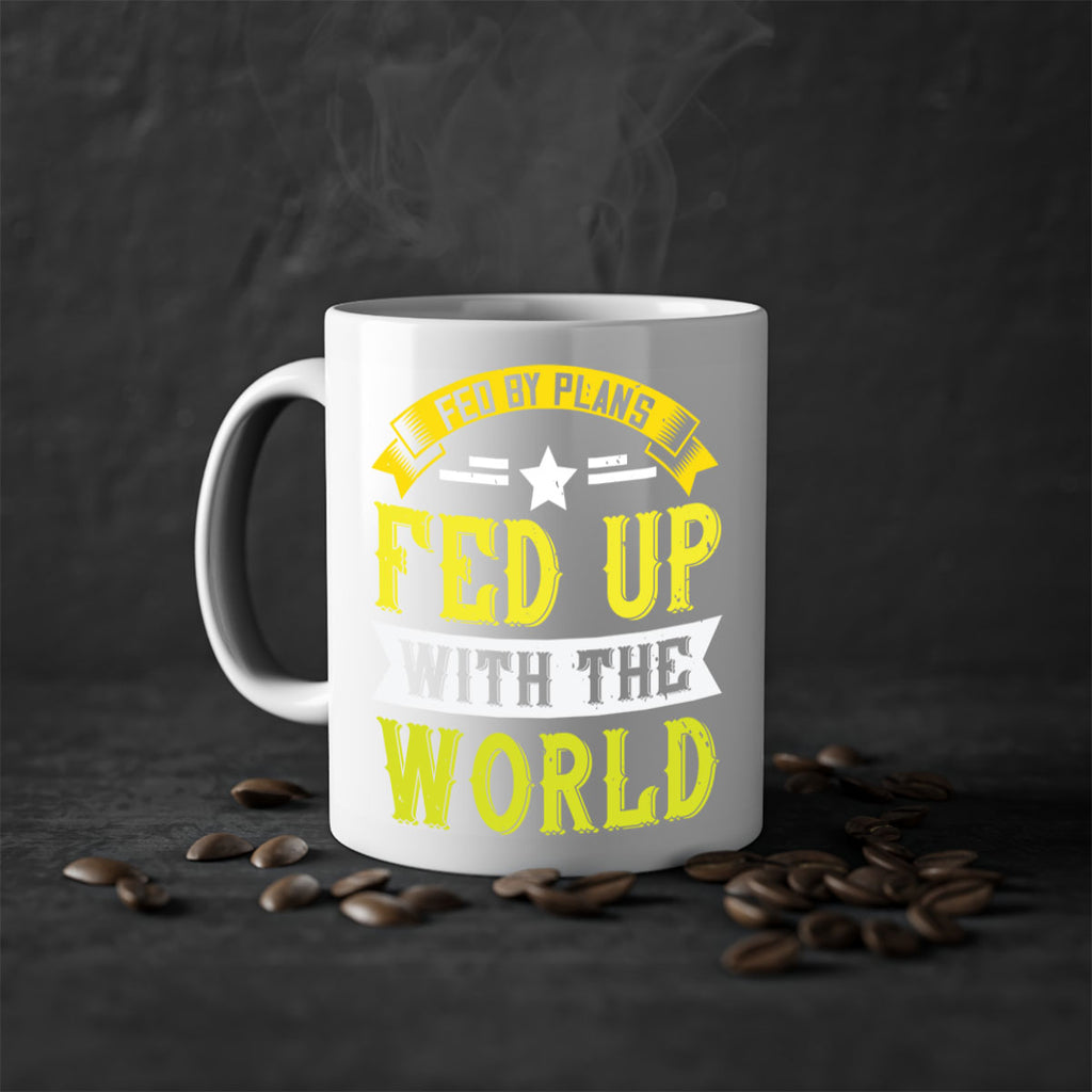fed by plans fed up with the world 137#- vegan-Mug / Coffee Cup