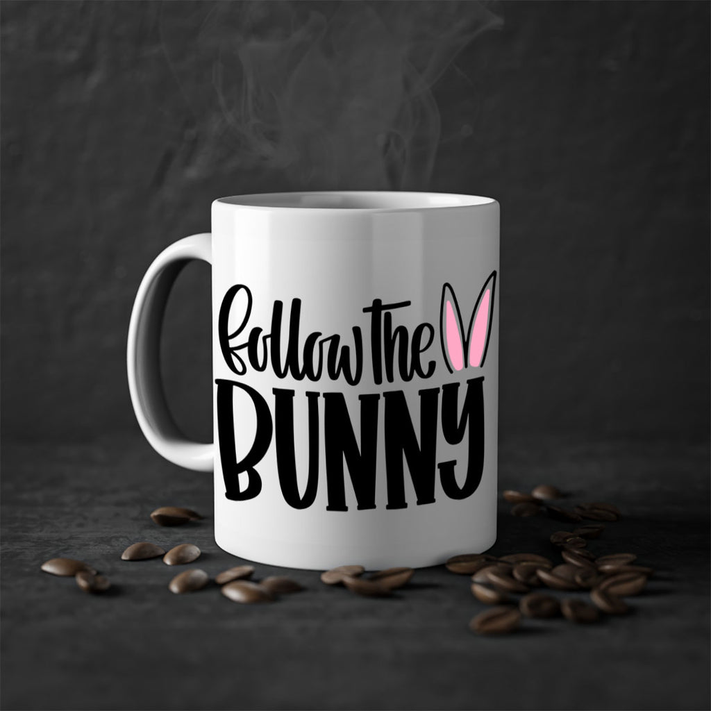 follow the bunny 44#- easter-Mug / Coffee Cup