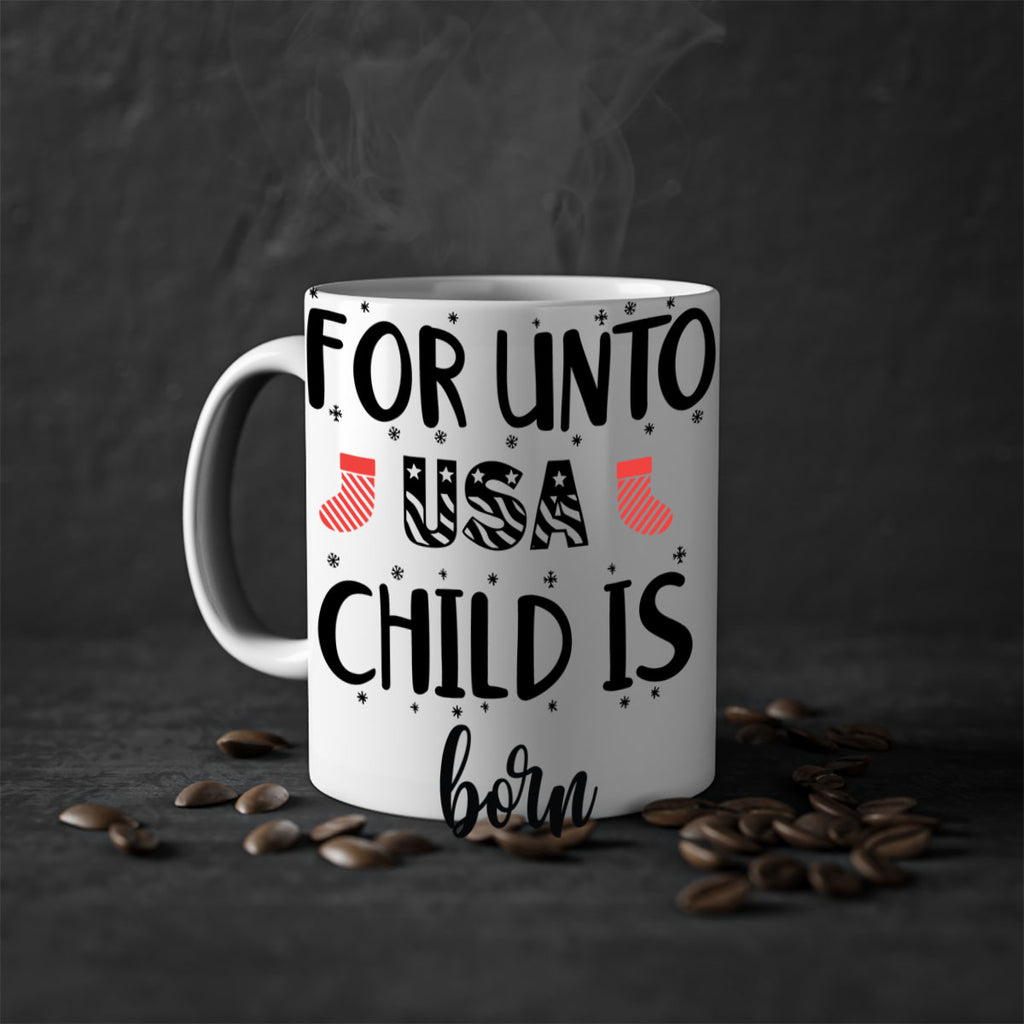 for unto us a child is born style 212#- christmas-Mug / Coffee Cup