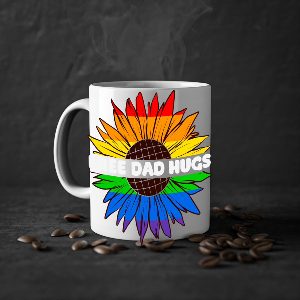 free dad hugs pride lgbt lgbt 140#- lgbt-Mug / Coffee Cup