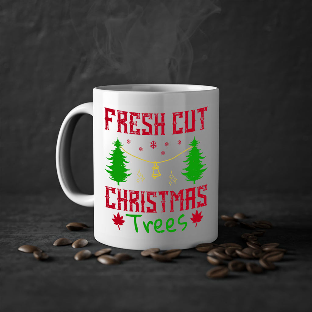 fresh cut christmas trees 452#- christmas-Mug / Coffee Cup