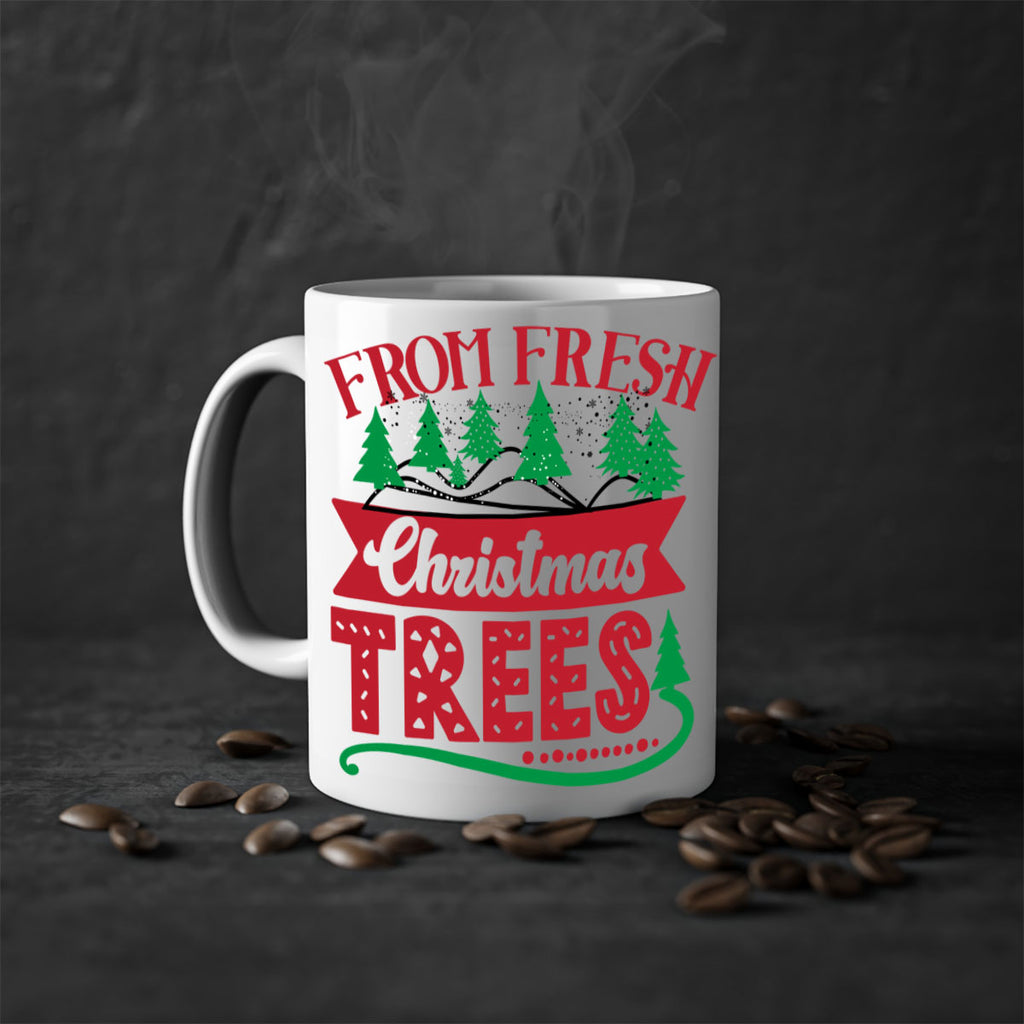 from fresh christmas trees style 218#- christmas-Mug / Coffee Cup