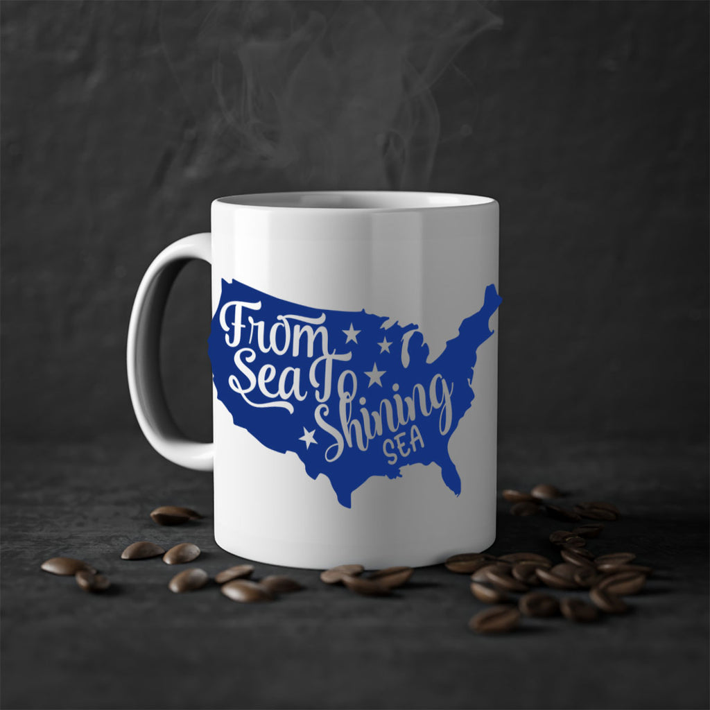 from sea to shining sea Style 52#- 4th Of July-Mug / Coffee Cup