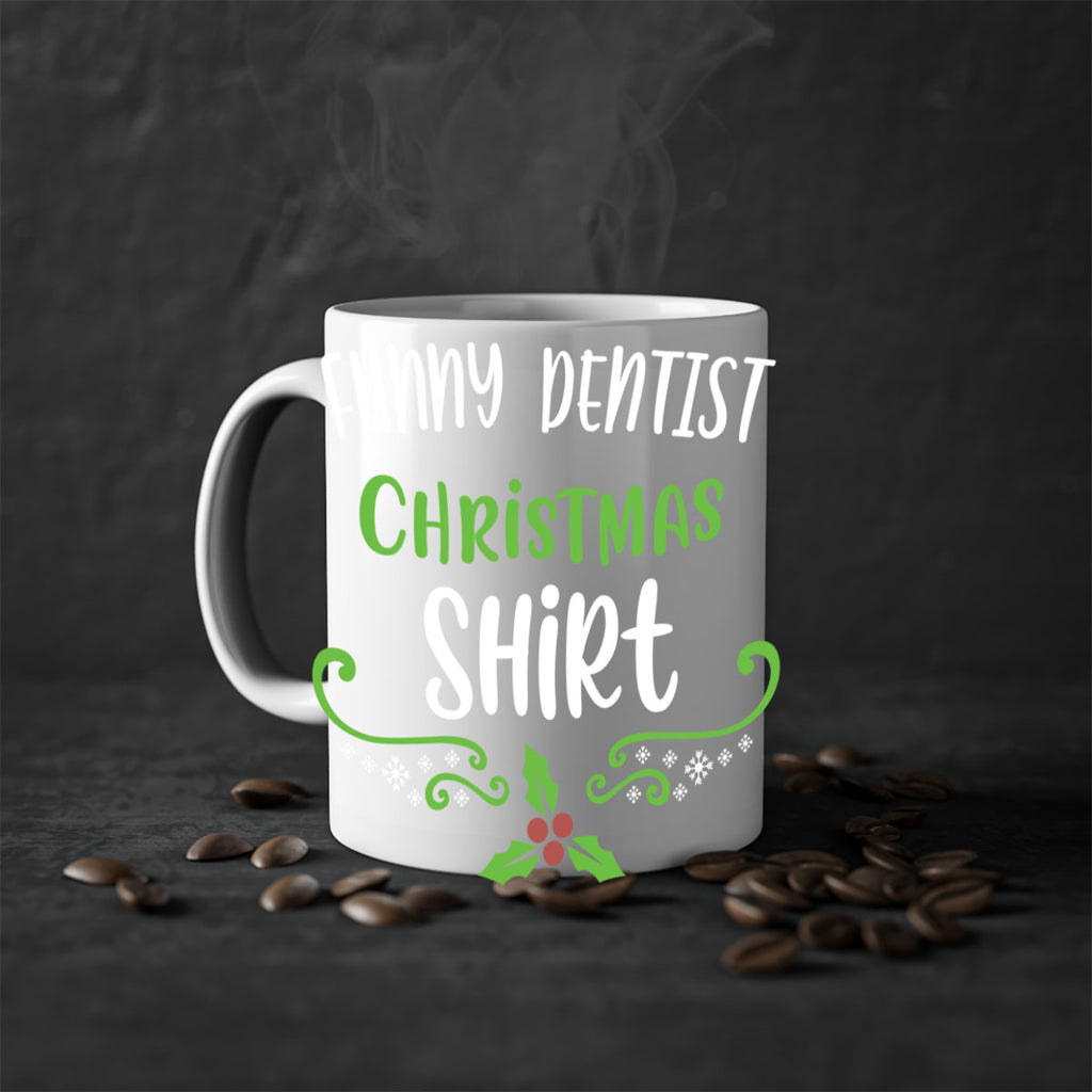 funny dentist christmas shirt style 228#- christmas-Mug / Coffee Cup