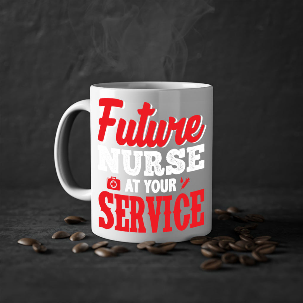 future nurse at your servicepng Style 241#- nurse-Mug / Coffee Cup