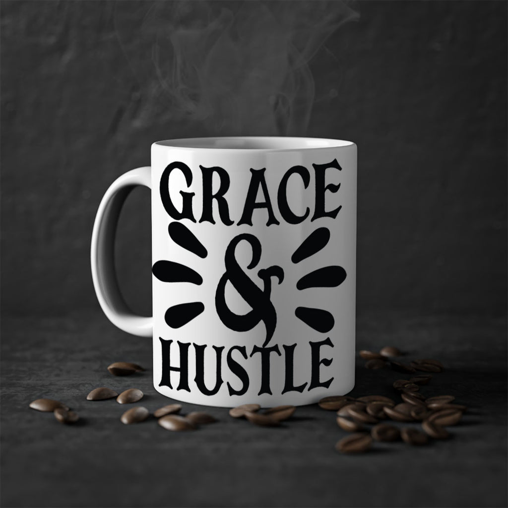 grace hustle Style 111#- motivation-Mug / Coffee Cup