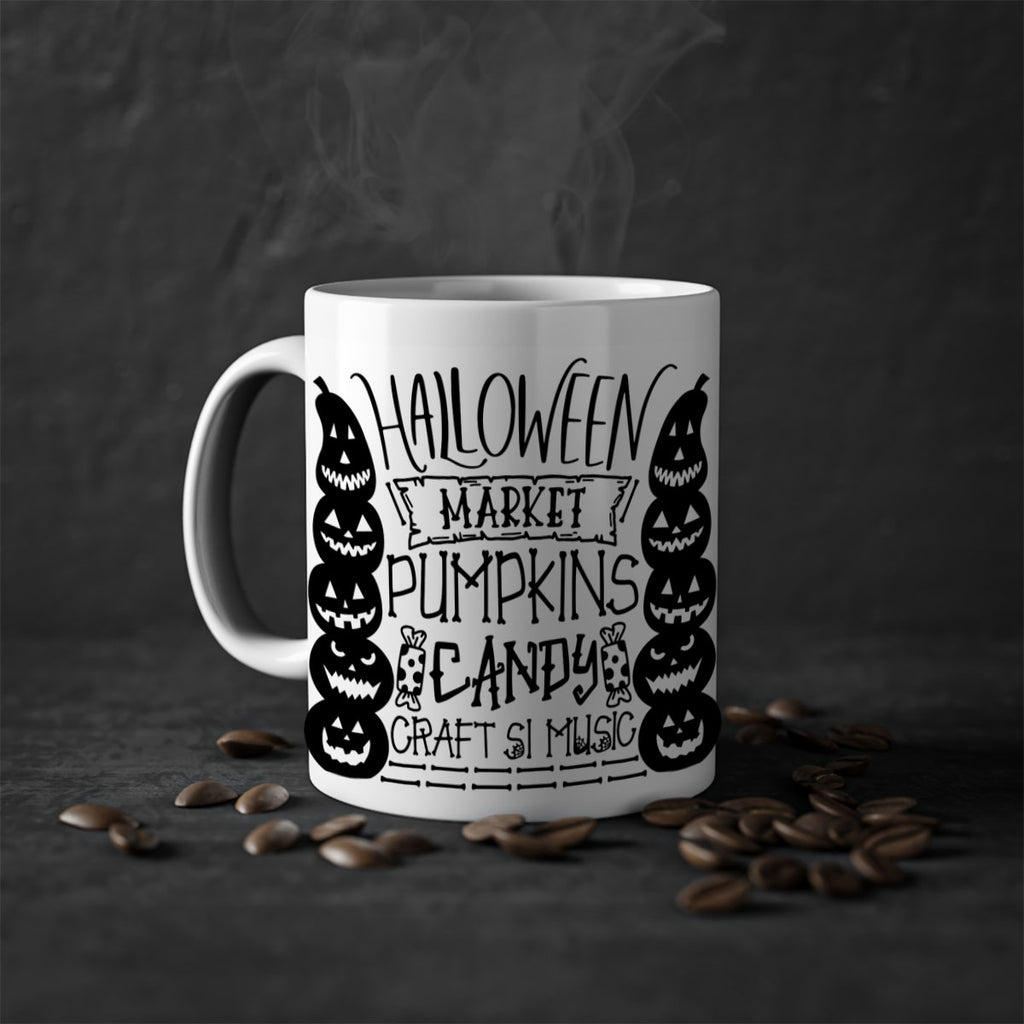 halloween market pumpkins candy 73#- halloween-Mug / Coffee Cup