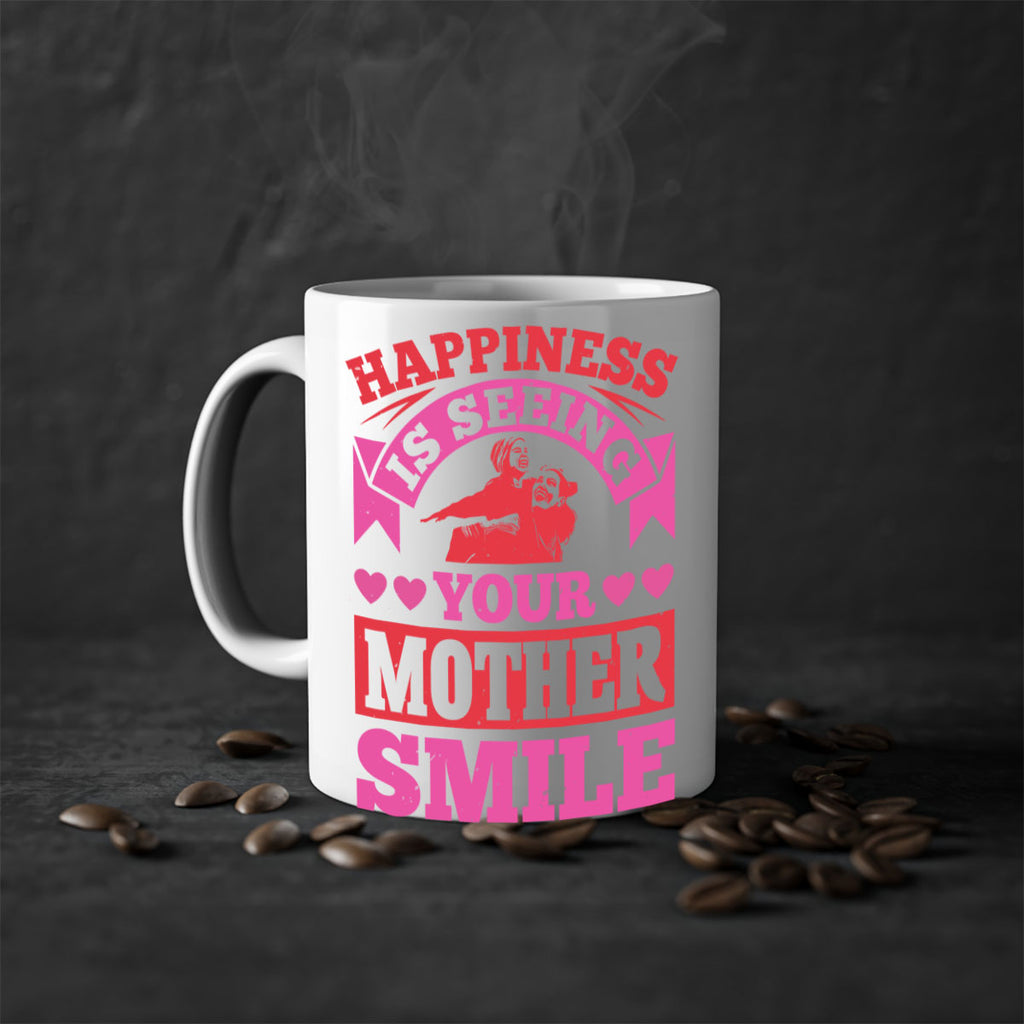 happiness is seeing your mother smile 81#- mothers day-Mug / Coffee Cup