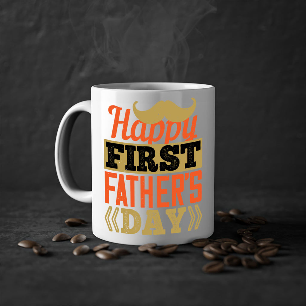 happy first fathers day 213#- fathers day-Mug / Coffee Cup