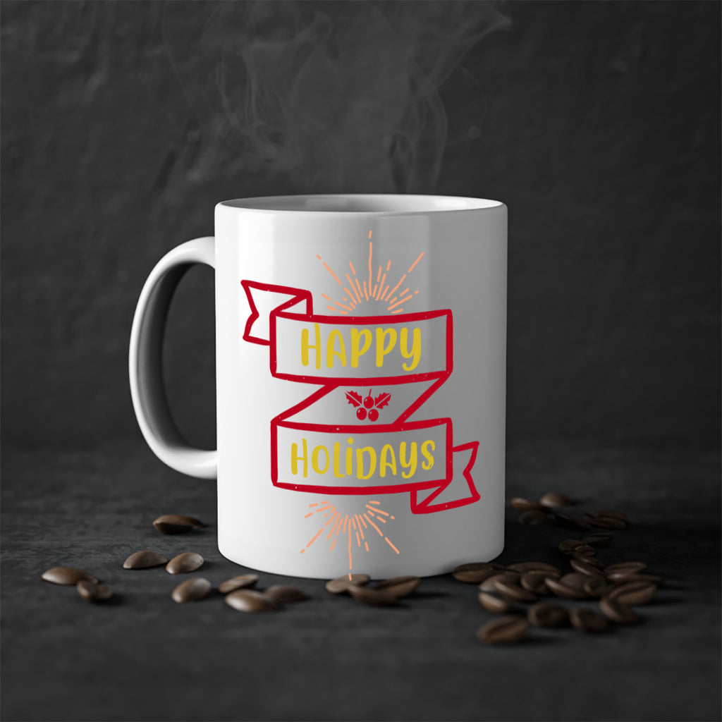 happy holidays 449#- christmas-Mug / Coffee Cup