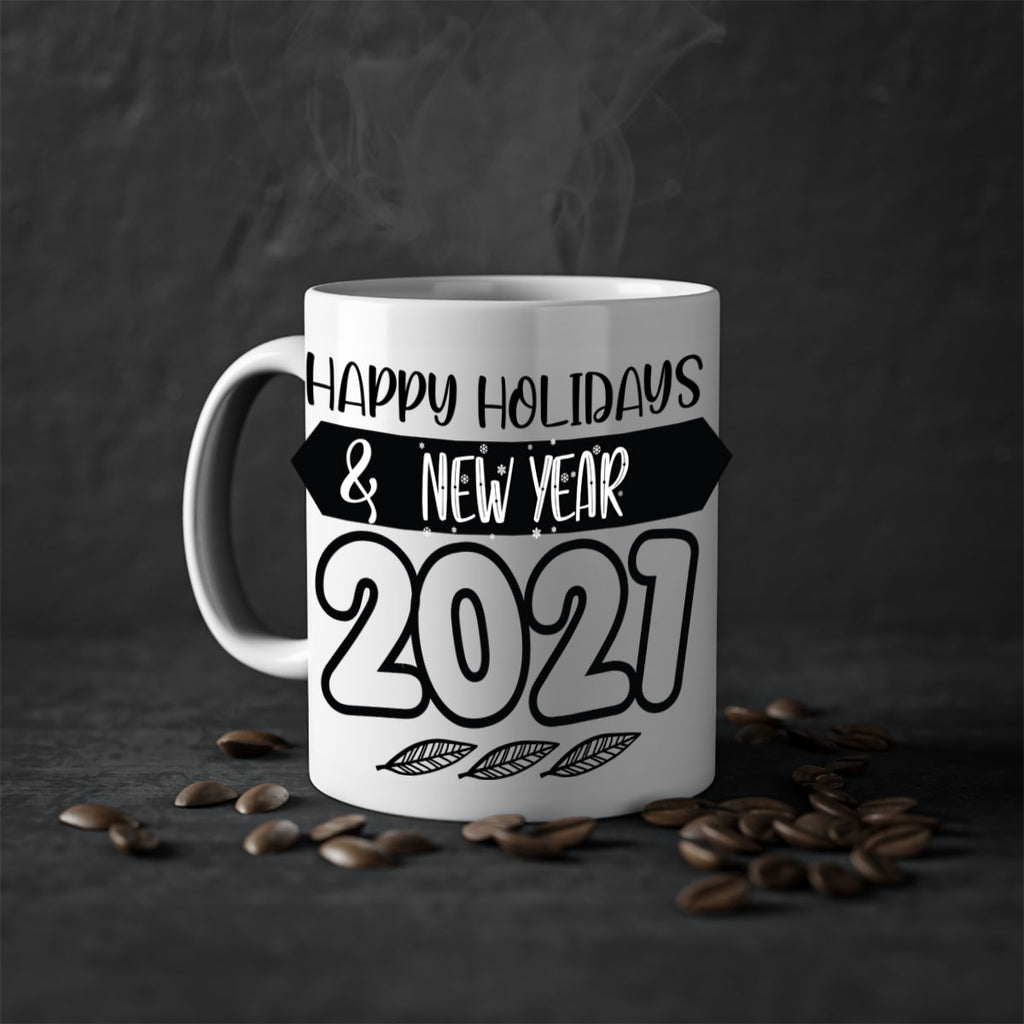 happy holidays new year style 260#- christmas-Mug / Coffee Cup