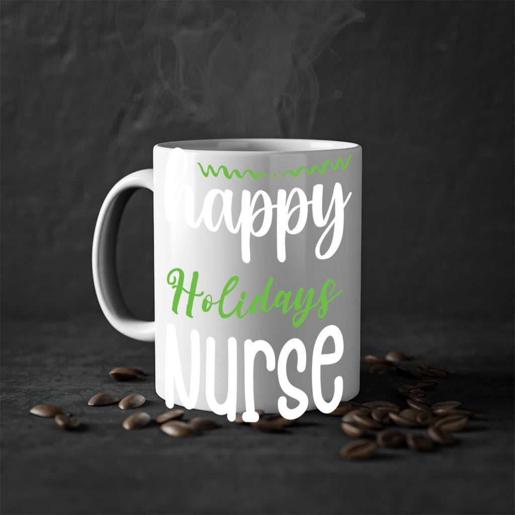 happy holidays nurse style 261#- christmas-Mug / Coffee Cup