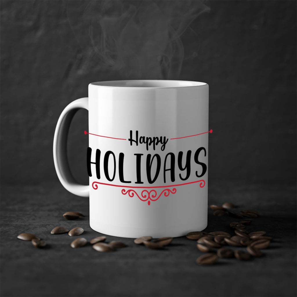 happy holidays style 262#- christmas-Mug / Coffee Cup