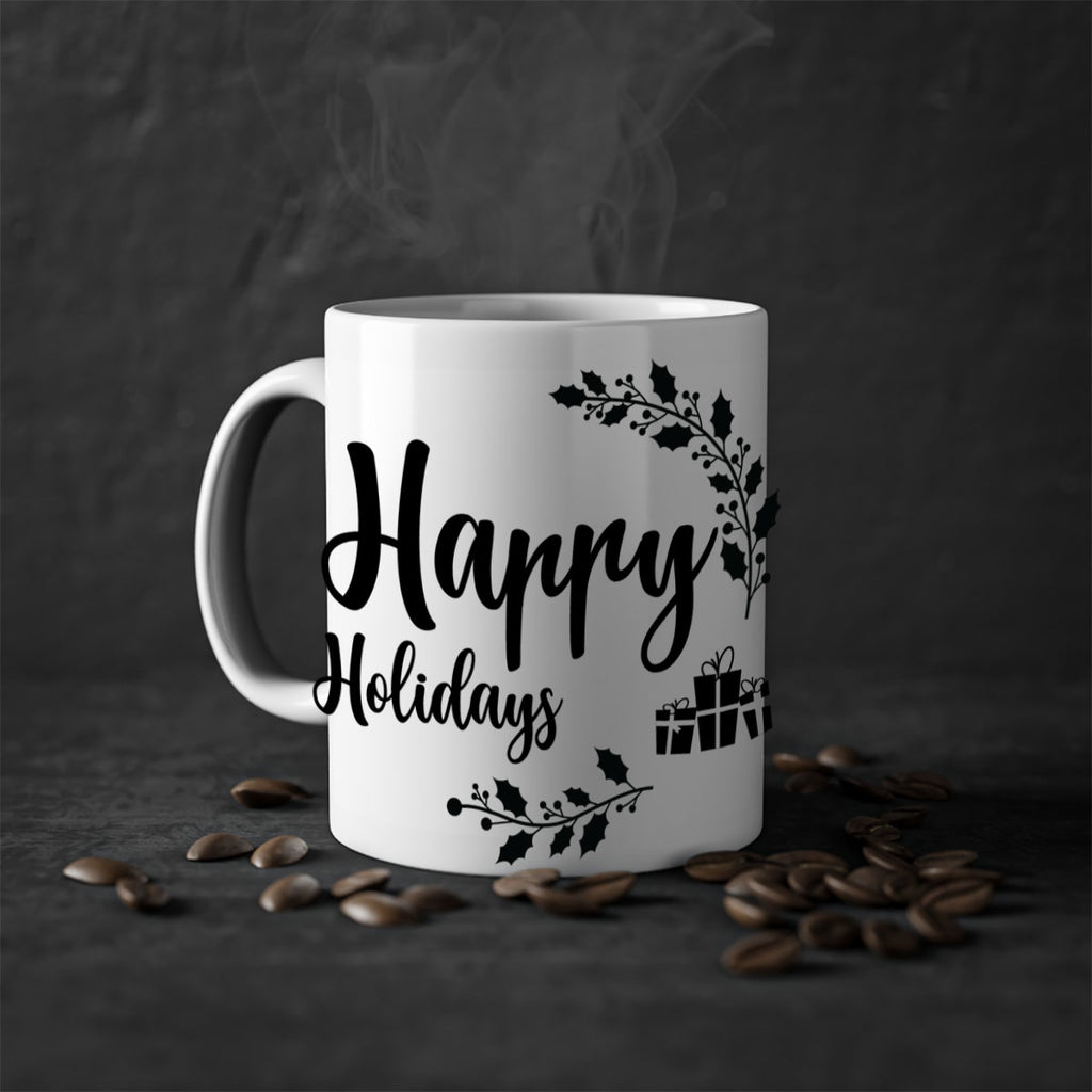 happy holidays style 7#- christmas-Mug / Coffee Cup