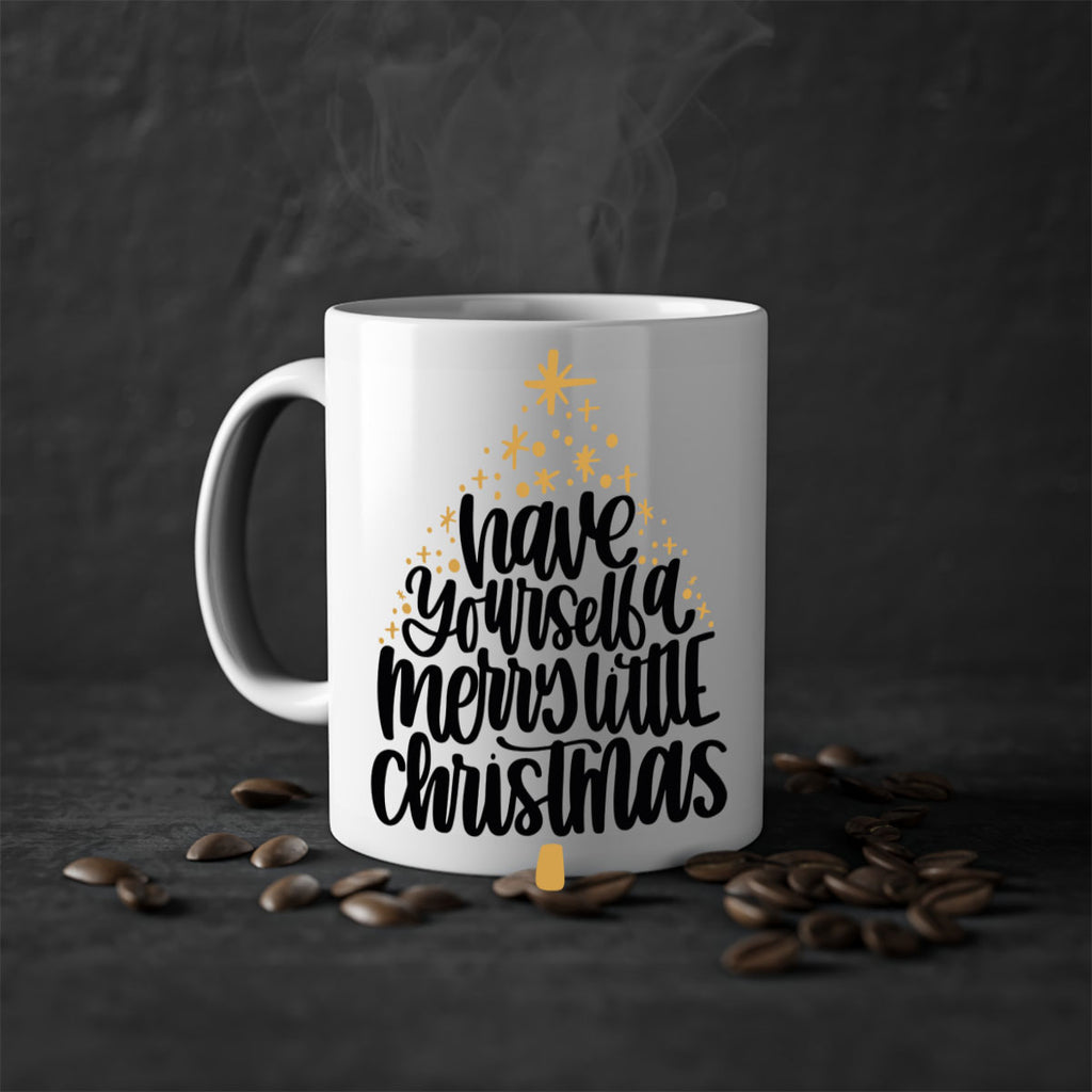 have yourself a merry little christmas gold 145#- christmas-Mug / Coffee Cup