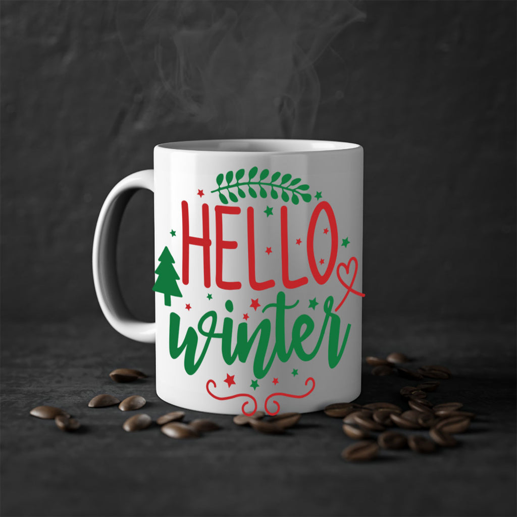 hello winter style 286#- christmas-Mug / Coffee Cup