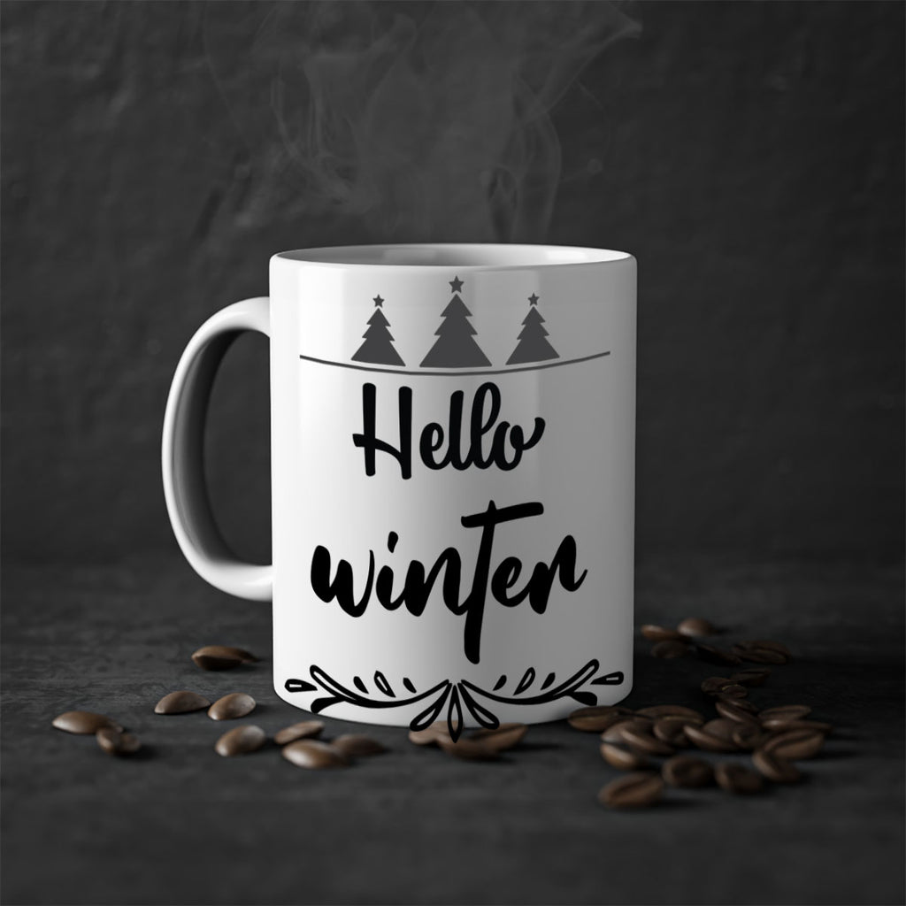 hello winter style 287#- christmas-Mug / Coffee Cup