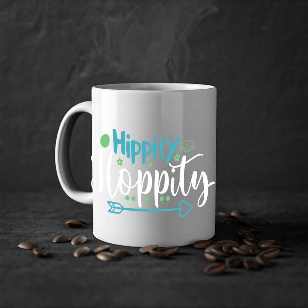 hippity hoppity 75#- easter-Mug / Coffee Cup