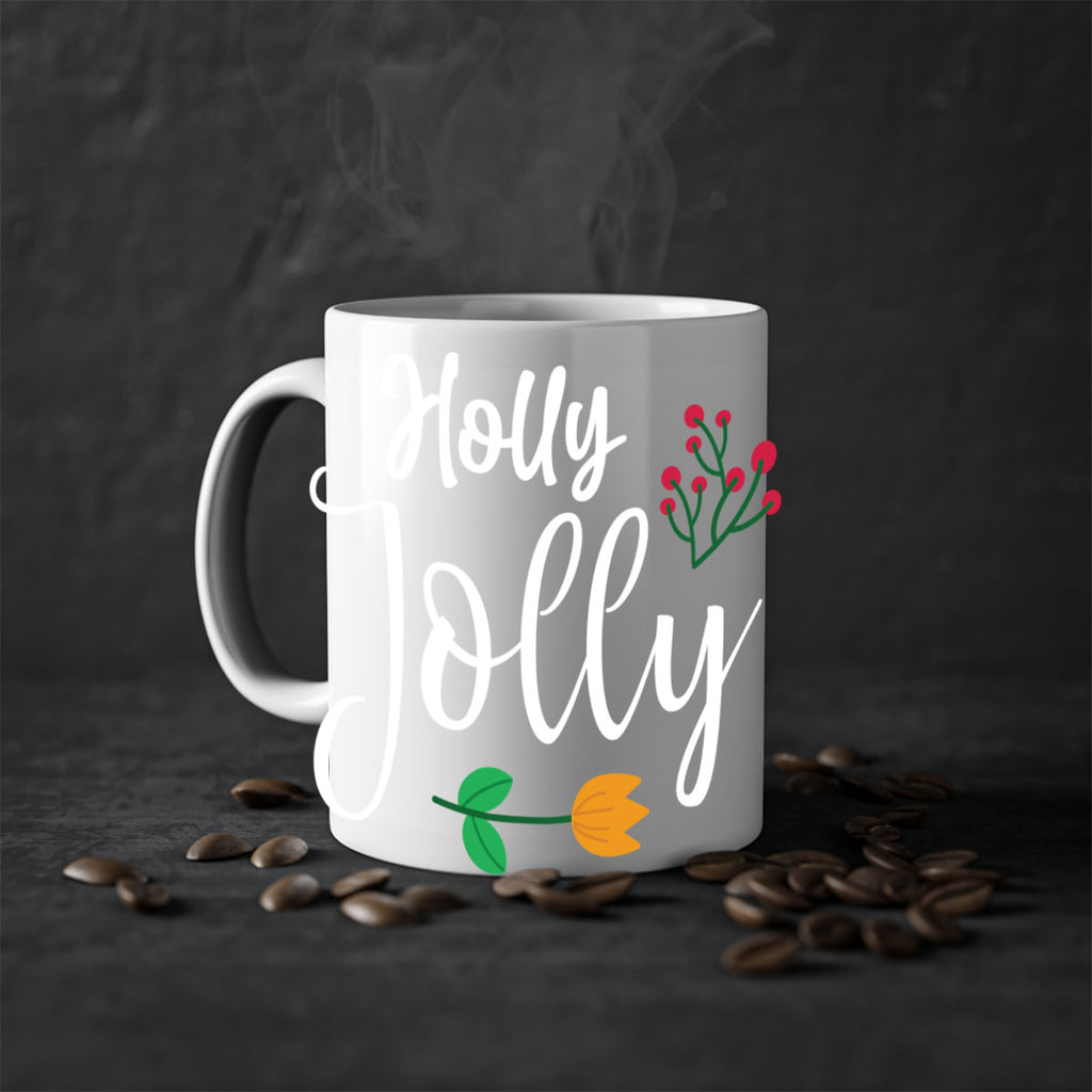 holly jolly style 299#- christmas-Mug / Coffee Cup