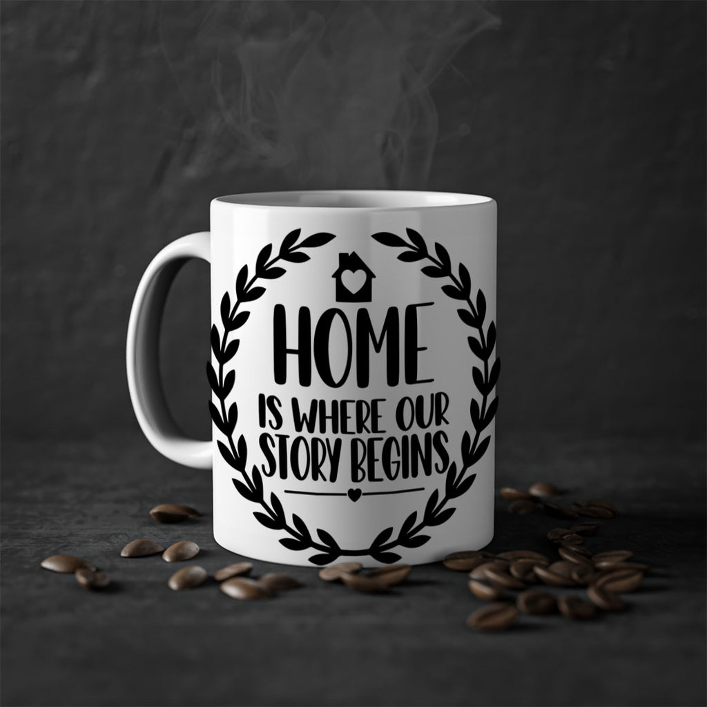 home is where our story begins 12#- home-Mug / Coffee Cup