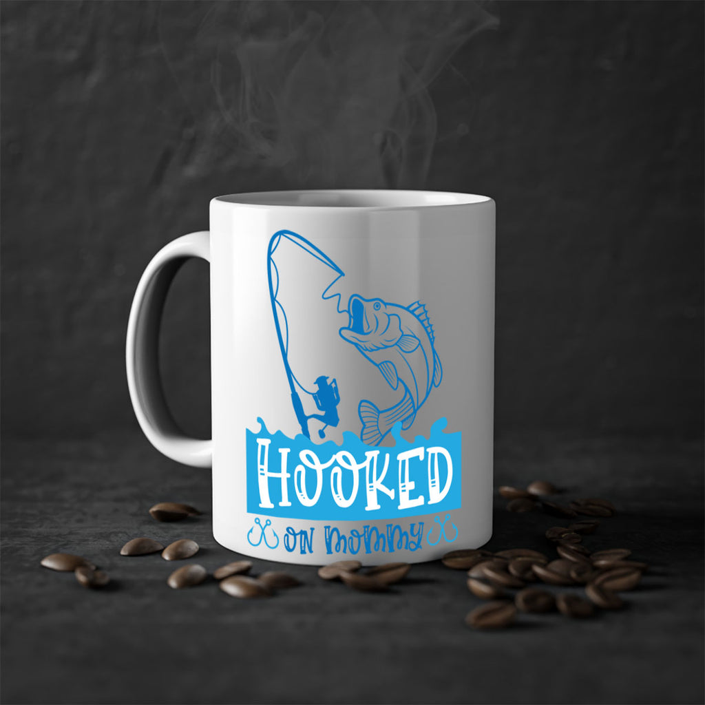 hooked on mommy 216#- fishing-Mug / Coffee Cup