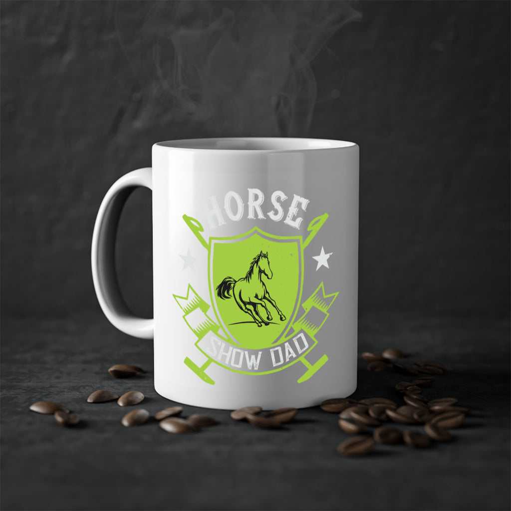 horse show dad Style 48#- horse-Mug / Coffee Cup