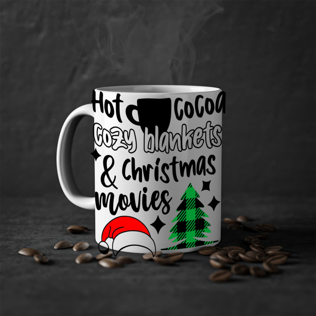 hot cocoa cozy blankets and christmas movies style 310#- christmas-Mug / Coffee Cup