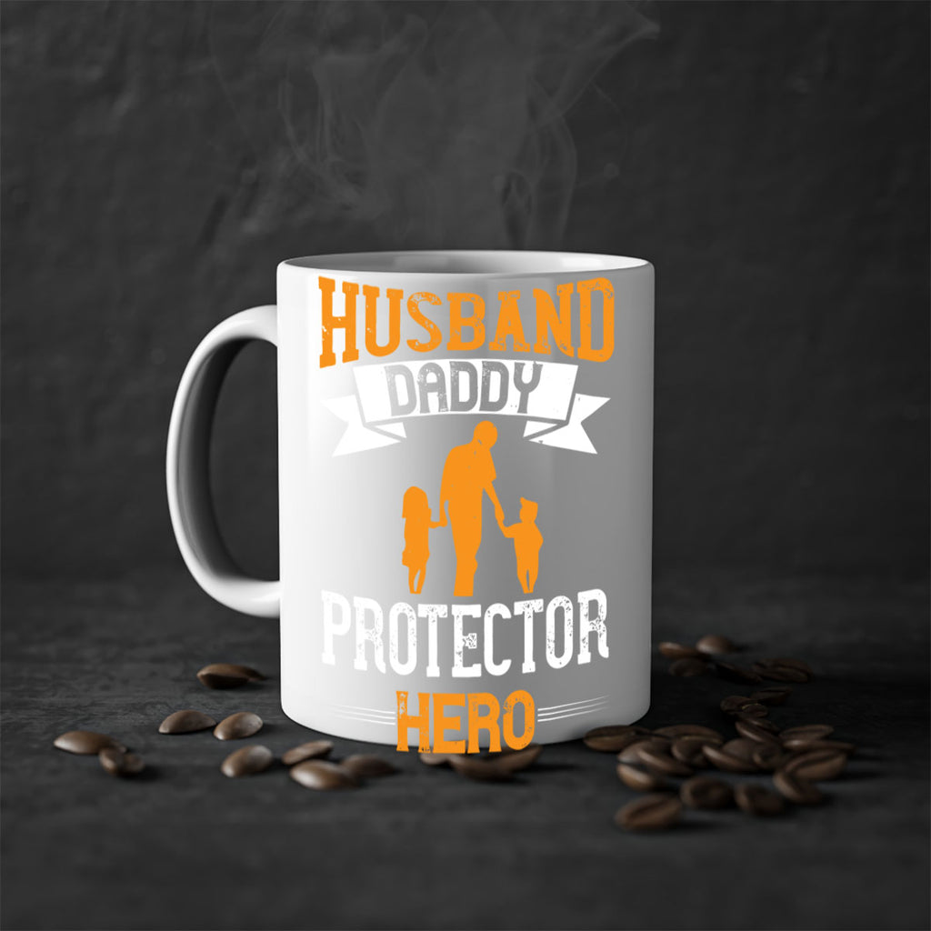 husband daddy protector hero 252#- fathers day-Mug / Coffee Cup